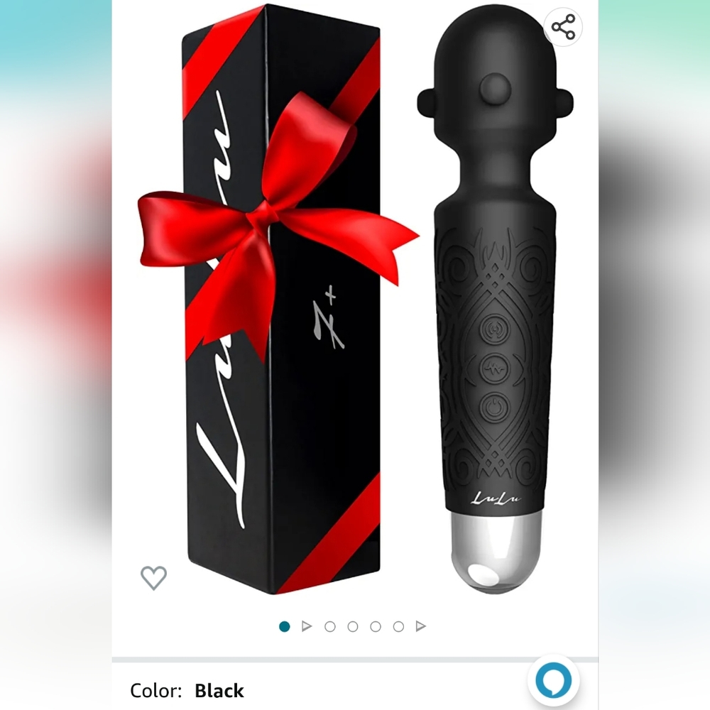 Rechargeable Electric Massage Wand Handheld Vibrating Massager